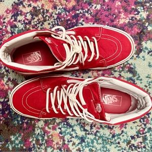 VANS Sk8-Hi Racing Red shoes